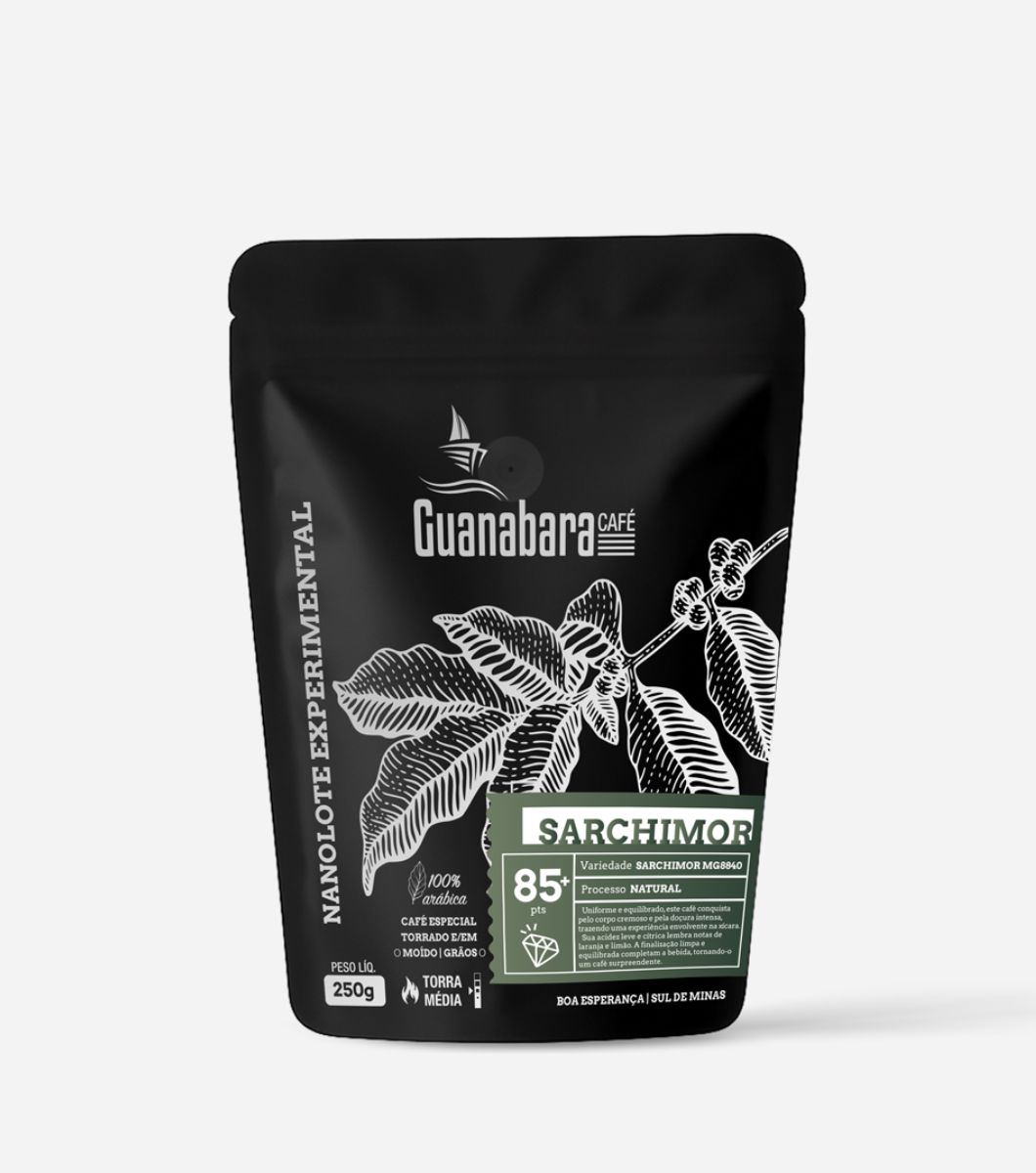 15380286228-produtos-do-site-1060-x-1200-px-2025-09-30t175859-017.jpg Café Guanabara Especial Nanolote Sarchimor - 250g - Sul de Minas - 100% Arábica - Imagem 1